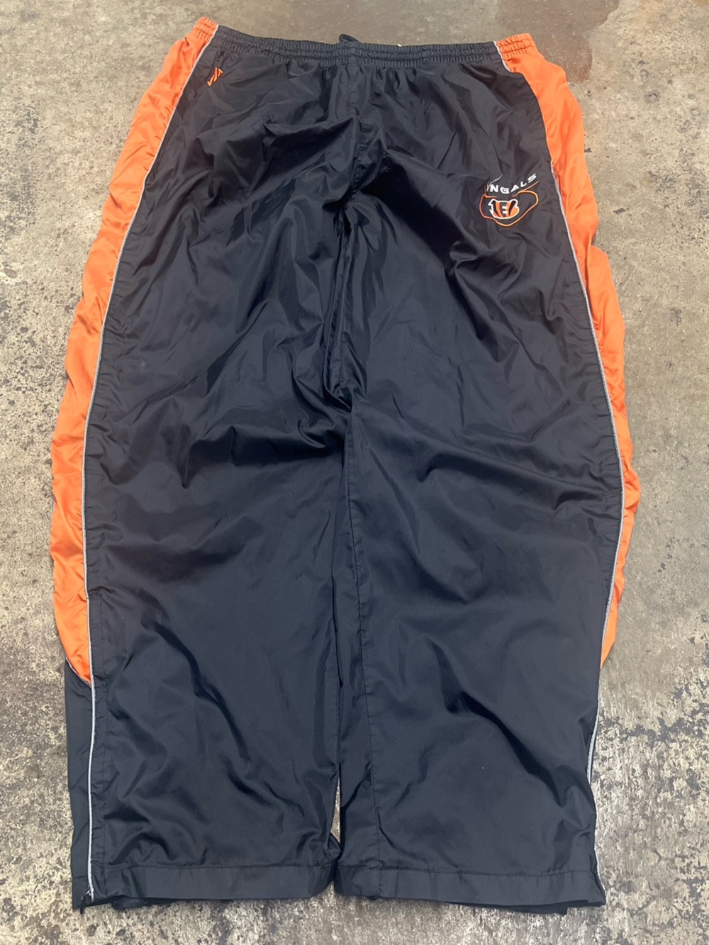 Y2K NFL Cincinnati Bengals Track Pants Men’s Extra Large Black Loose Lightweight